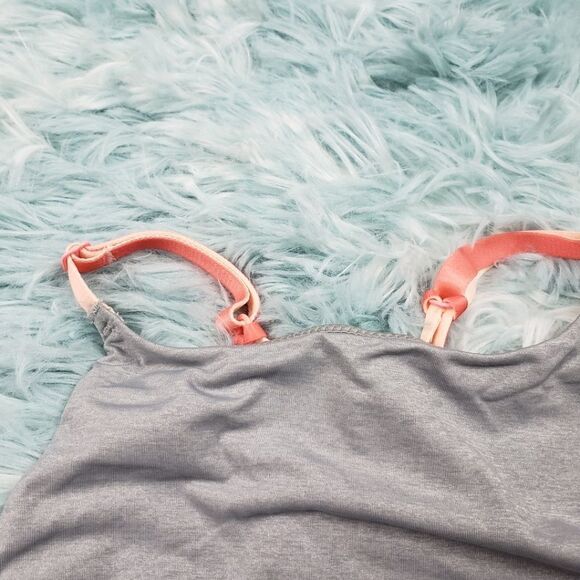 VS Triangle Strappy Bralette Orange Gray Medium - Picture 6 of 6